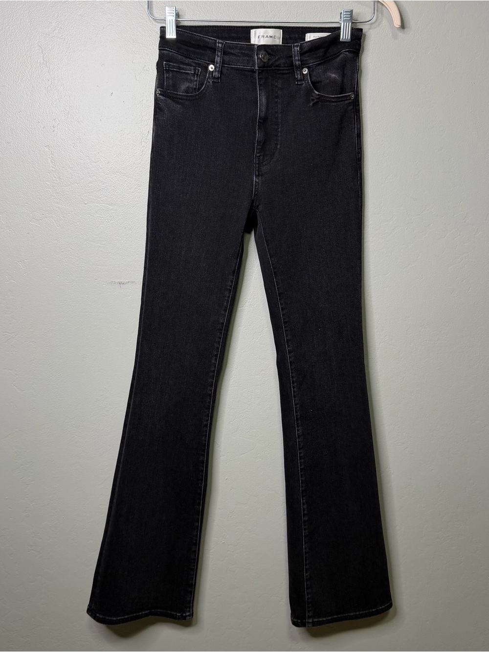 FRAME Reboot Jean Meteor Flip Bootcut Flare Super Stretch Denim 25